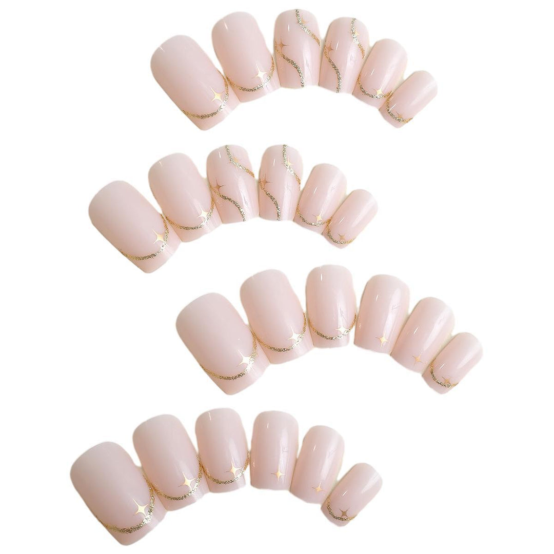 Elegantes Press-On Nail Art Set Karnz