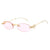 Damen Designer-Sonnenbrille mit luxuriösen Verzierungen Karnz