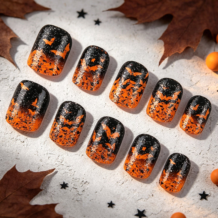Halloween-Themen Künstlerische Press-On Nägel Karnz