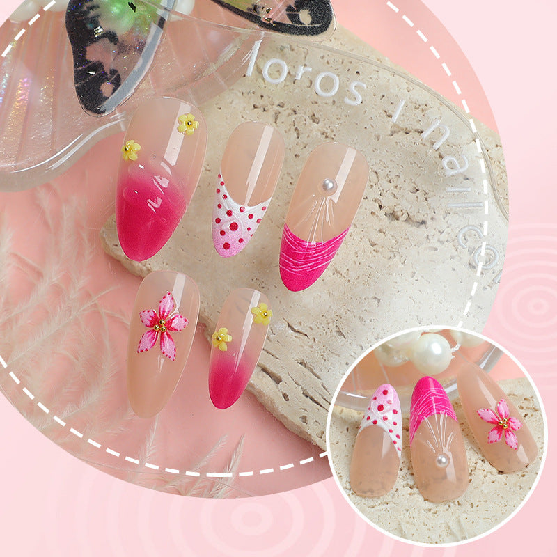 Dekoratives Floral Press-On Nail Art Set Karnz 1790636398