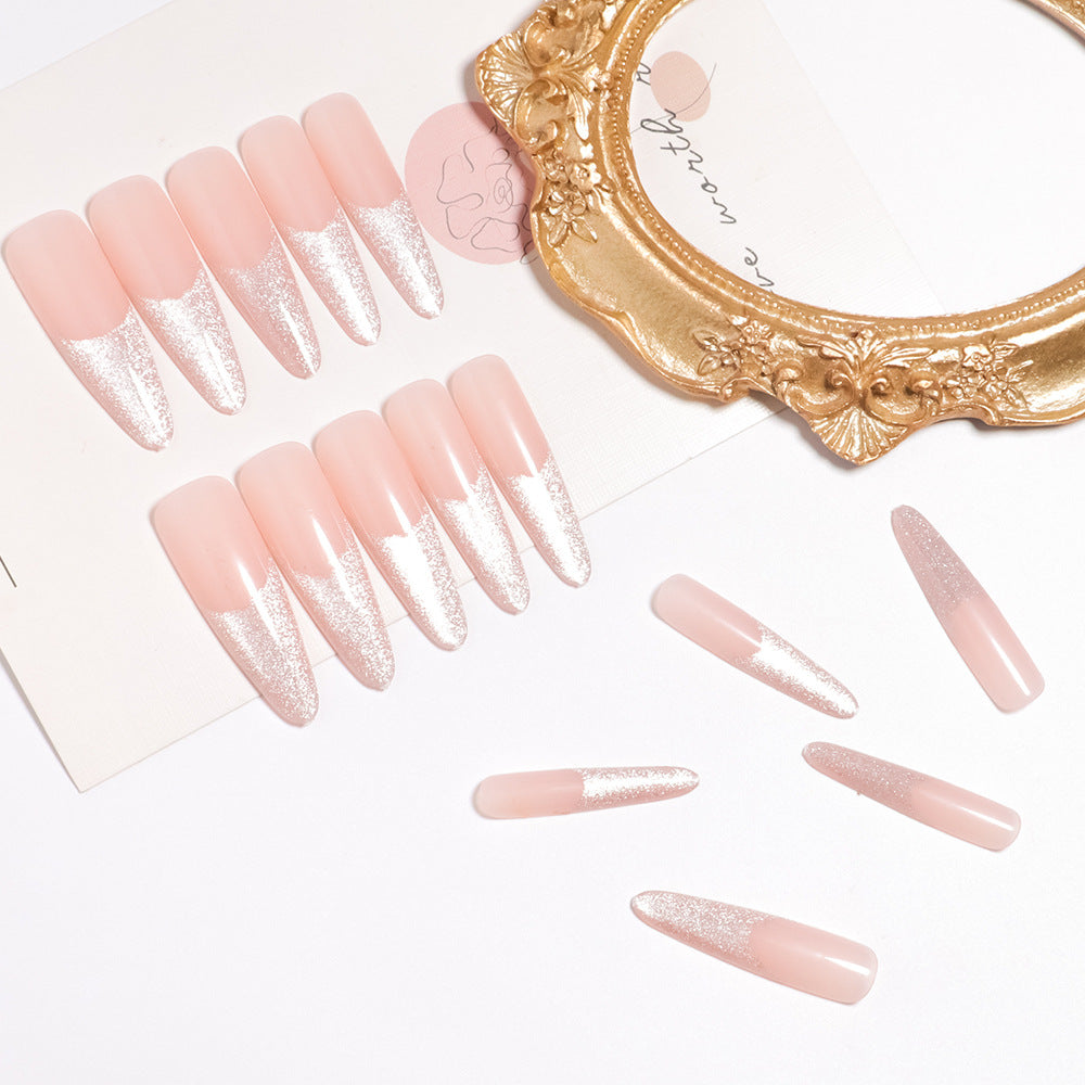 Premium Glamouröse Stiletto Press-On Nägel Karnz