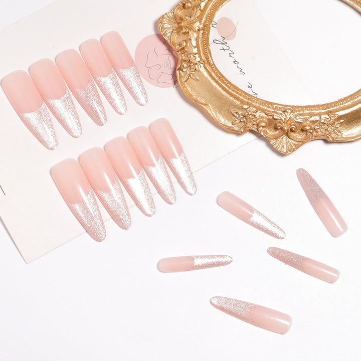 Premium Glamouröse Stiletto Press-On Nägel Karnz