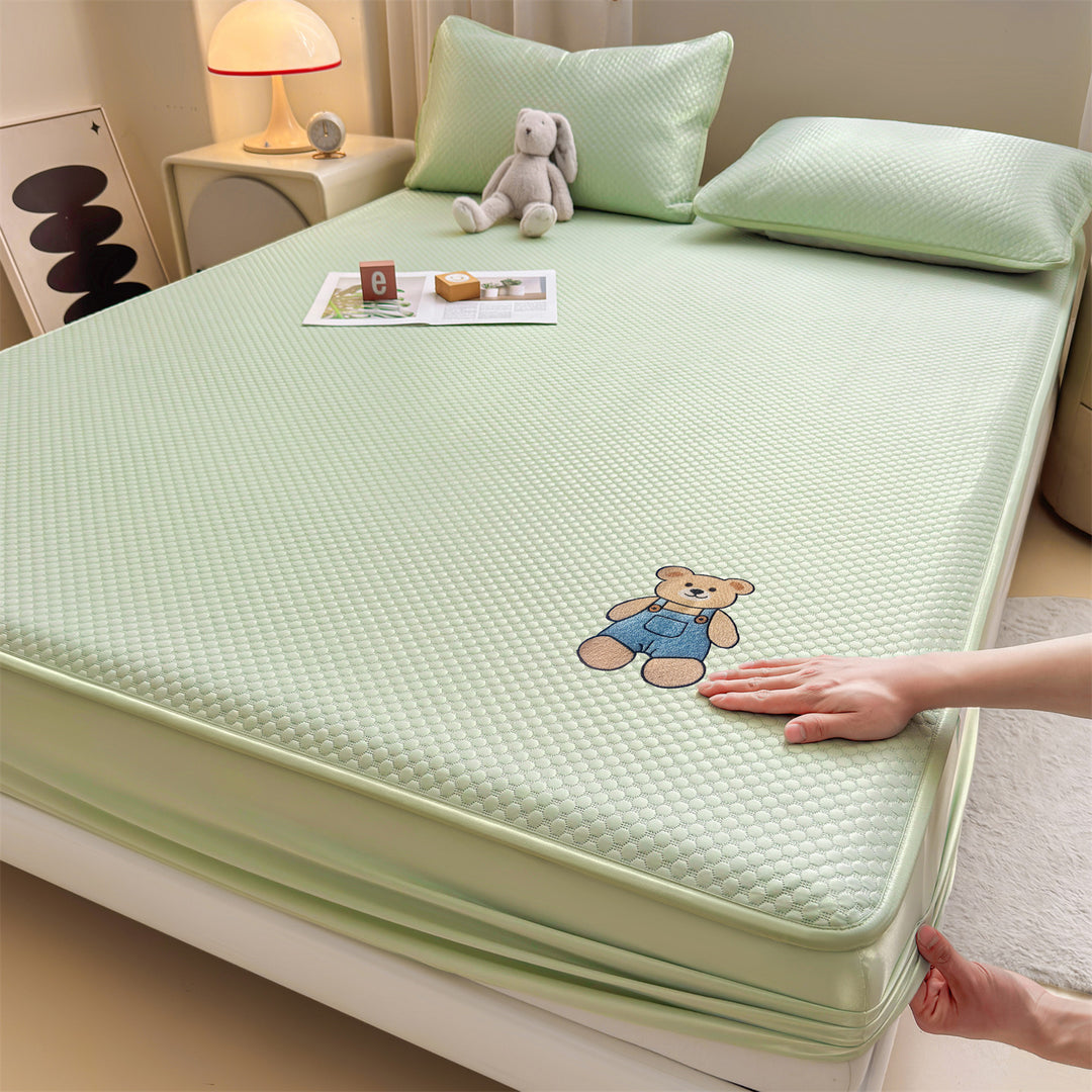 Gepolsterter Matratzenauflage mit süßem Bärendesign