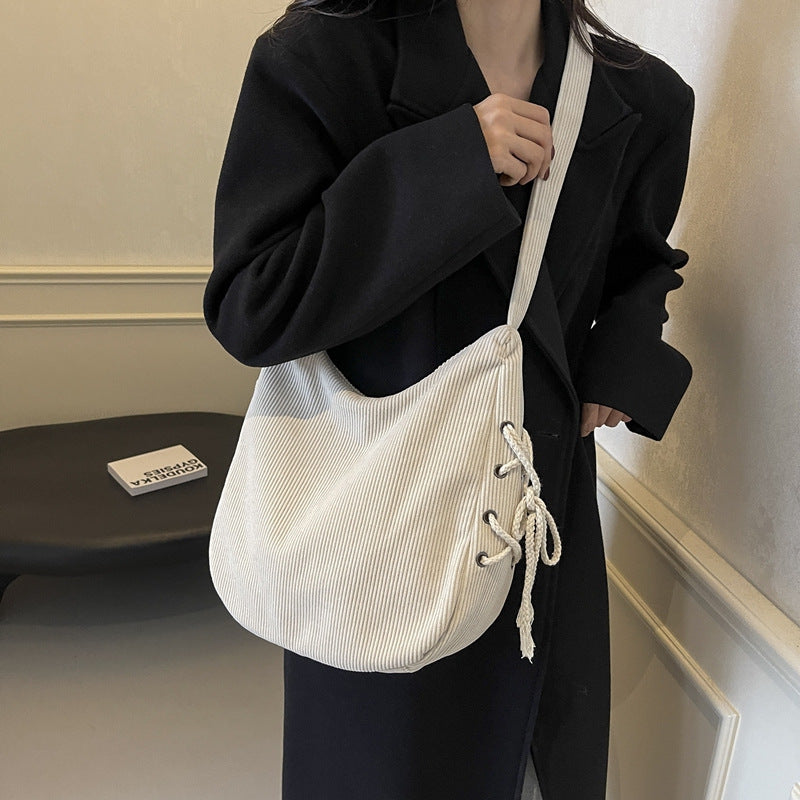 Lässig Texturierte Hobo Tasche Karnz