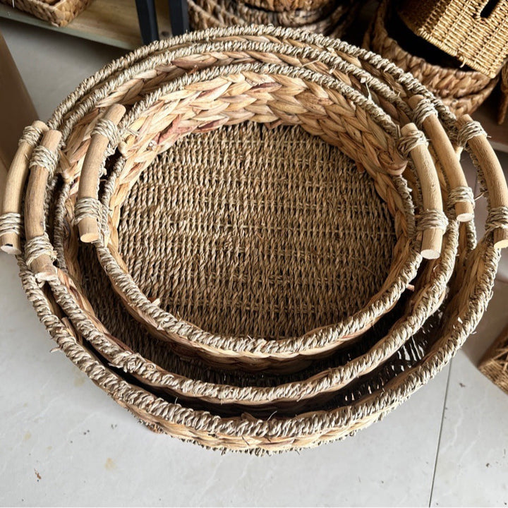 Nesting Woven Storage Baskets Karnz