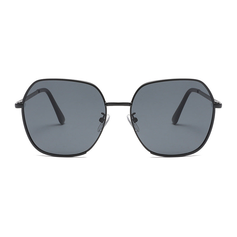 Damen Elegante oversized Sonnenbrille mit hochwertigem Metallrahmen und UV-Schutz Karnz