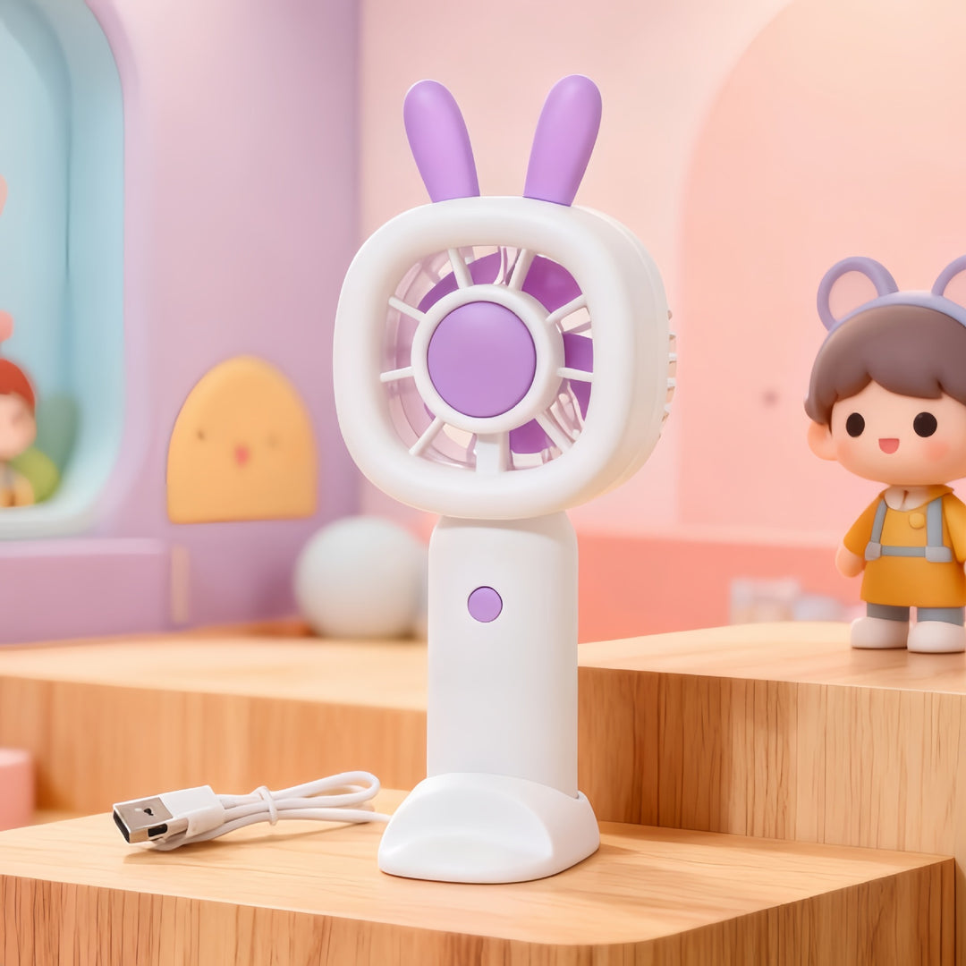 Unisex Tragbarer Handventilator mit verspieltem Design Karnz