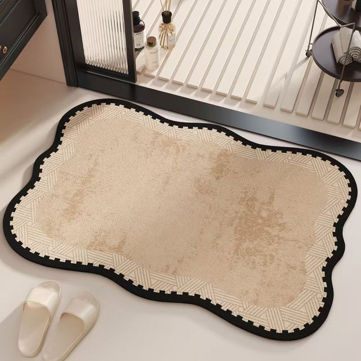 Verspielte Katzenmuster-Badematte