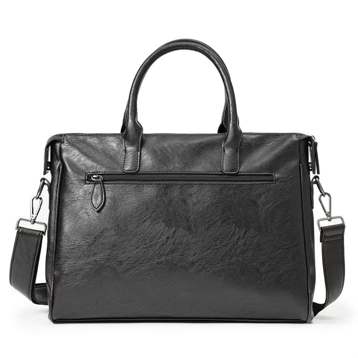 Premium Leder Messenger Aktentasche