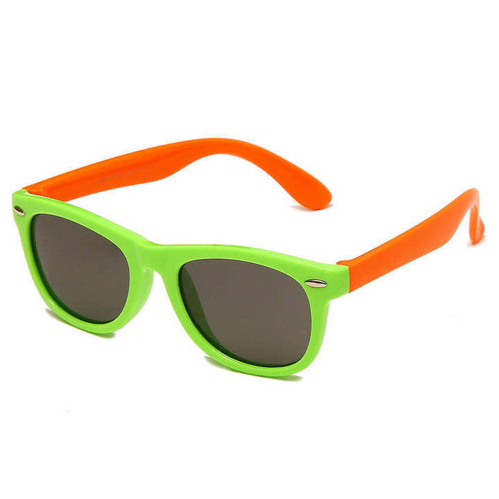 Karnz | Kinder Flex Sonnenbrille mit flexiblem und robustem Rahmen