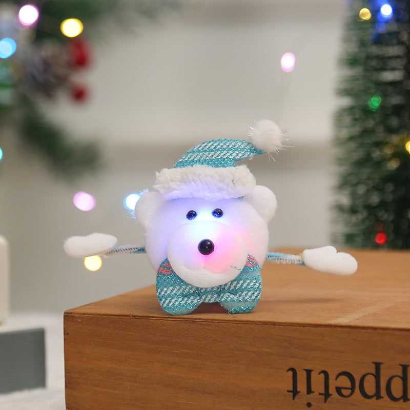 Kreative Weihnachtswristband mit Schneemann-Motiv Karnz