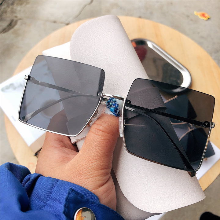Modische Übergroße Quadratische Sonnenbrille Karnz