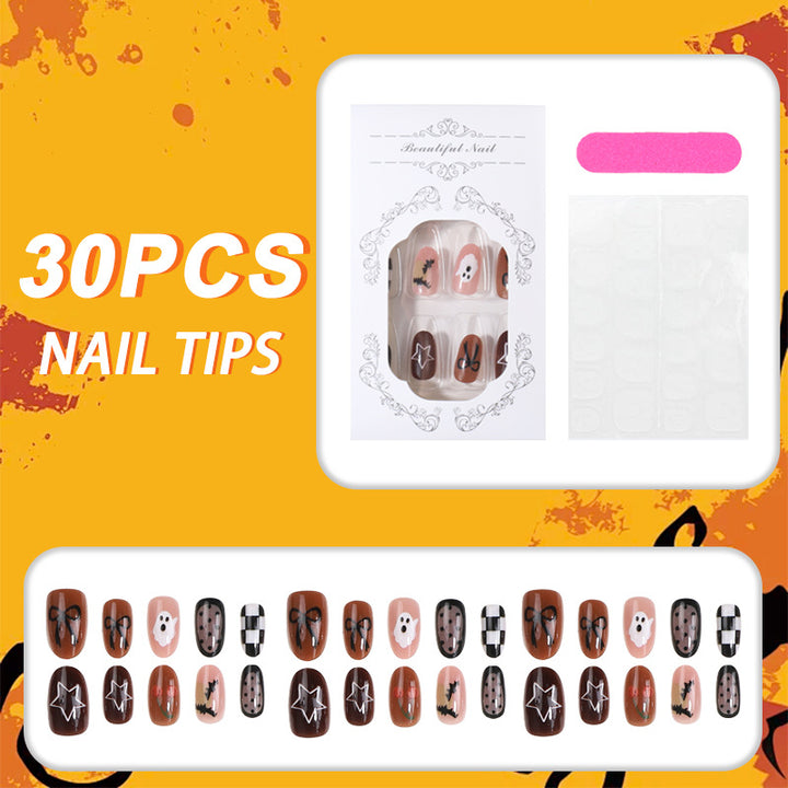 Kreative Halloween-Themen Press-On Nail Tips Karnz