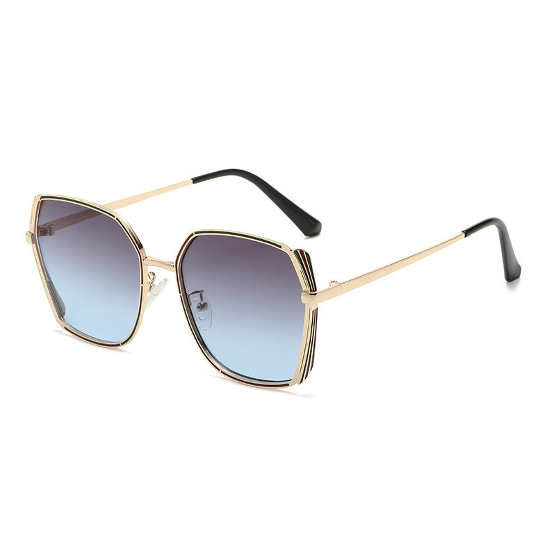 Damen große und elegante Sonnenbrille Karnz