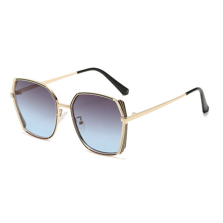 Damen große und elegante Sonnenbrille Karnz