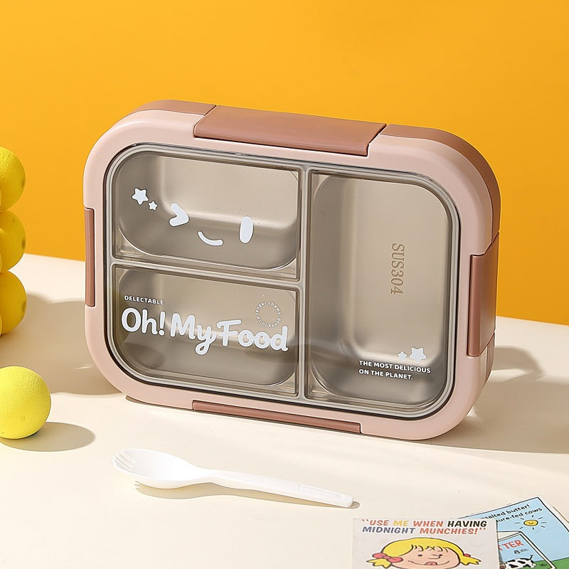 Mehrfach-Compartment Edelstahl Bento Box