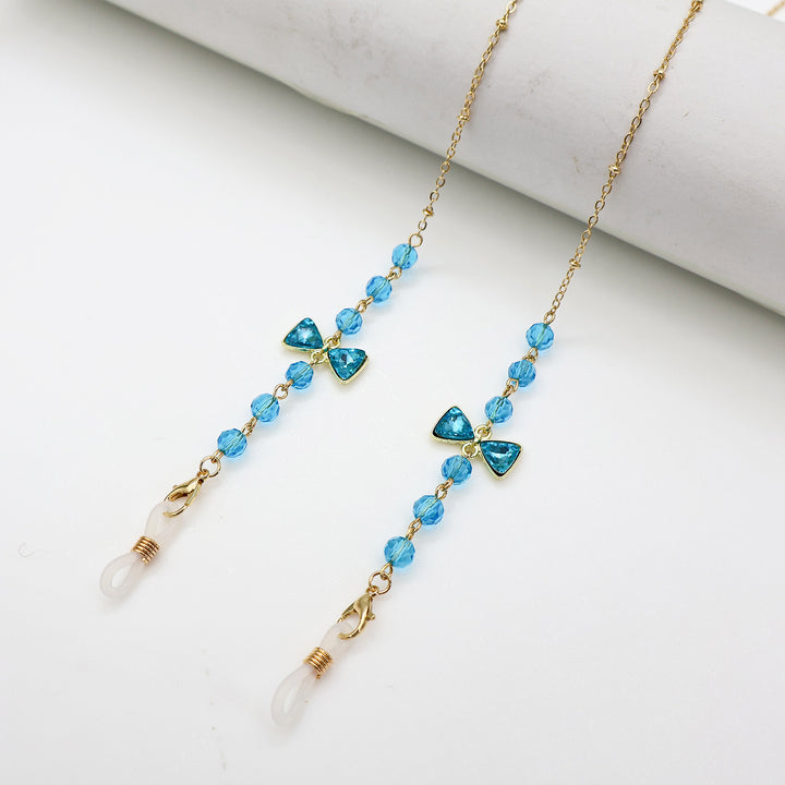 Elegante mit Schleife dekorierte Halskette Karnz