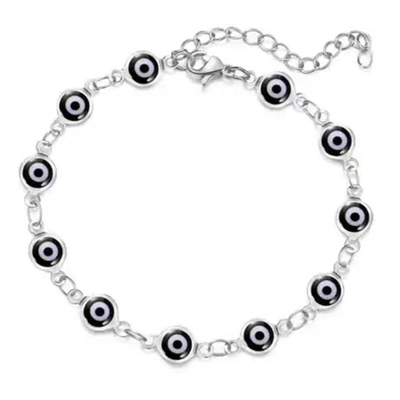 Dekorativer böser Blick Charme Armband Karnz