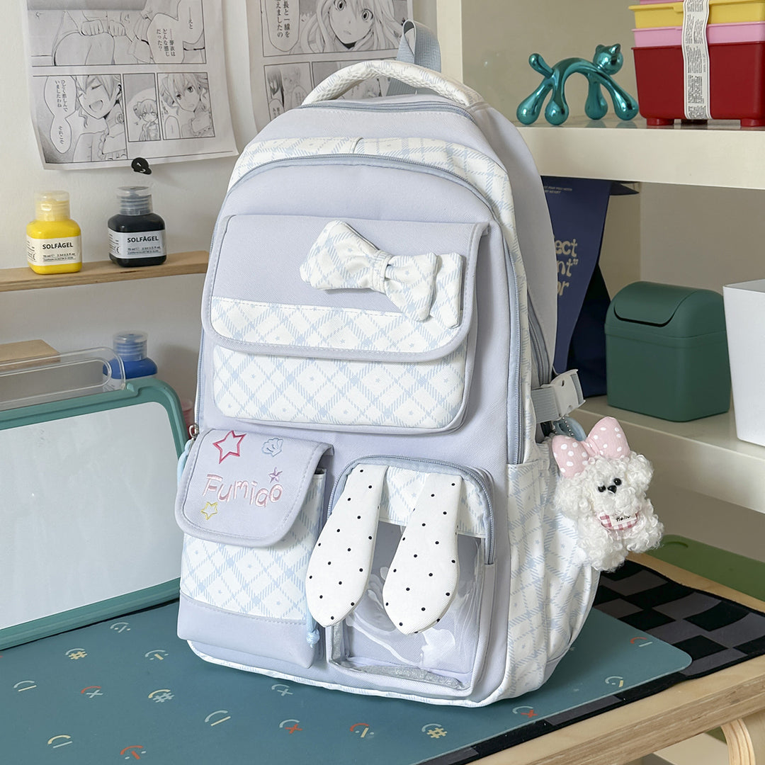 Verspielter Bunny Ear Rucksack Karnz