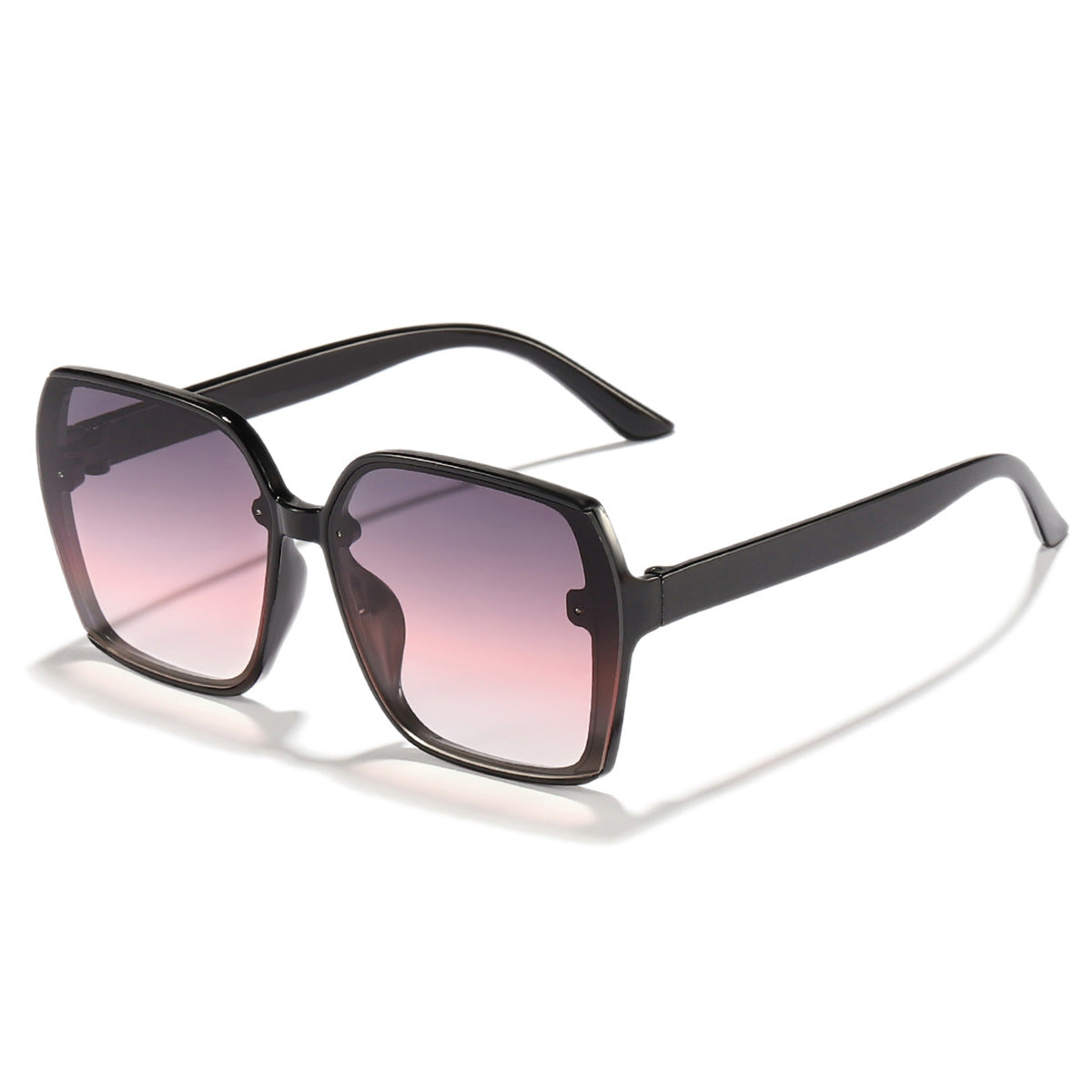 Damen stilvolle quadratische Sonnenbrille mit gradienten Gläsern Karnz
