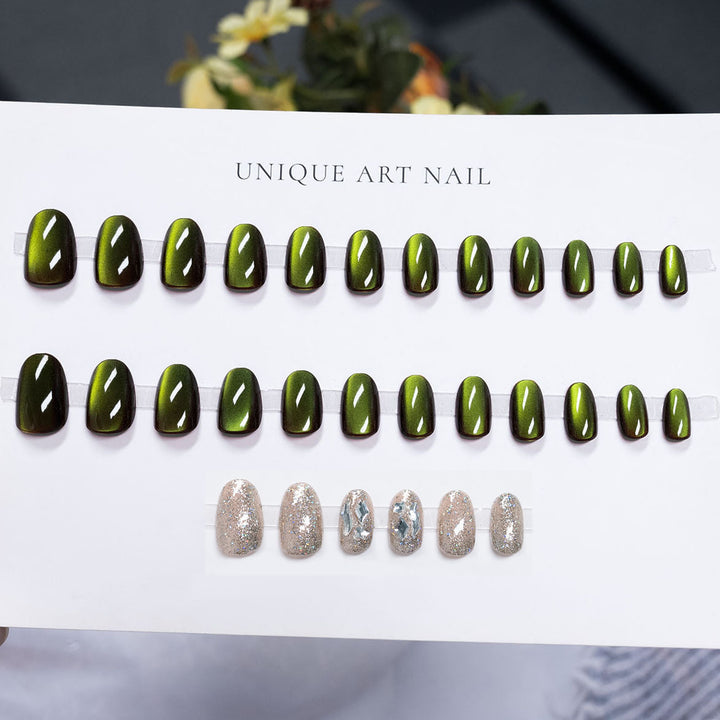 Hochglanz Press-On Nagelkunst
