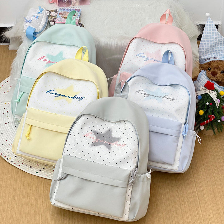 Stylische mit Sternen verzierte lässige Rucksack Karnz