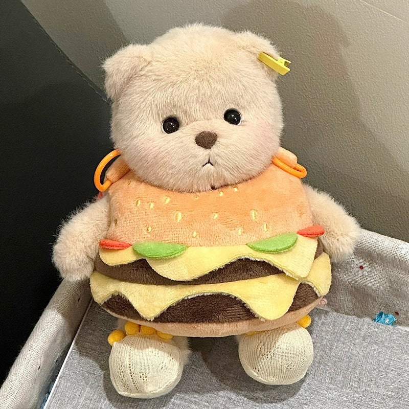 Kuscheltier mit Hamburger-Applikation Karnz