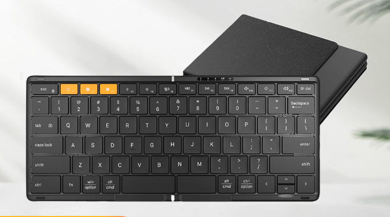 Ultra-schlankes tragbares Bluetooth-Tastatur mit Multi-Geräte-Funktionalität Karnz
