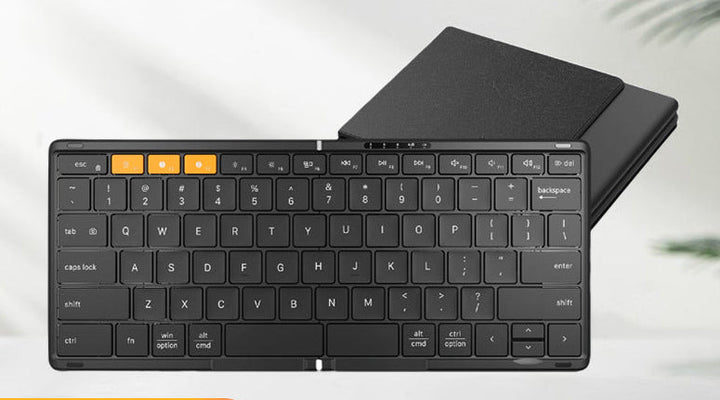 Ultra-schlankes tragbares Bluetooth-Tastatur mit Multi-Geräte-Funktionalität Karnz