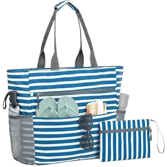 Geräumige Strandtasche mit Mehreren Fächern Karnz