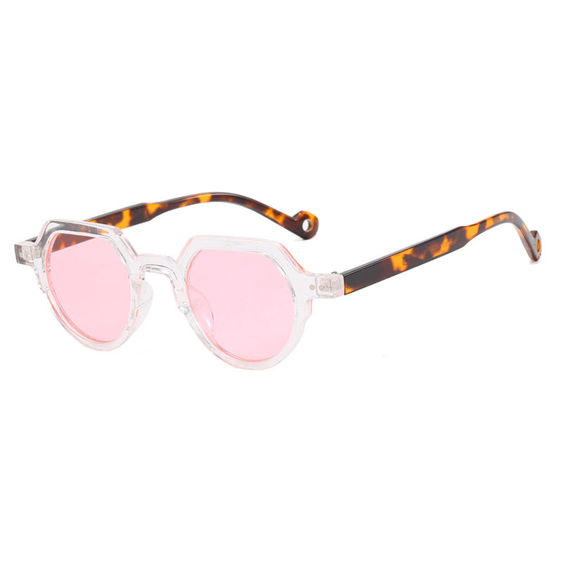 Damen geometrische Sonnenbrille mit schützendem UV-Filter und robustem Rahmen Karnz