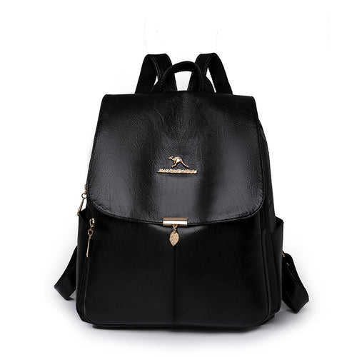 Stylische Leder Rucksack