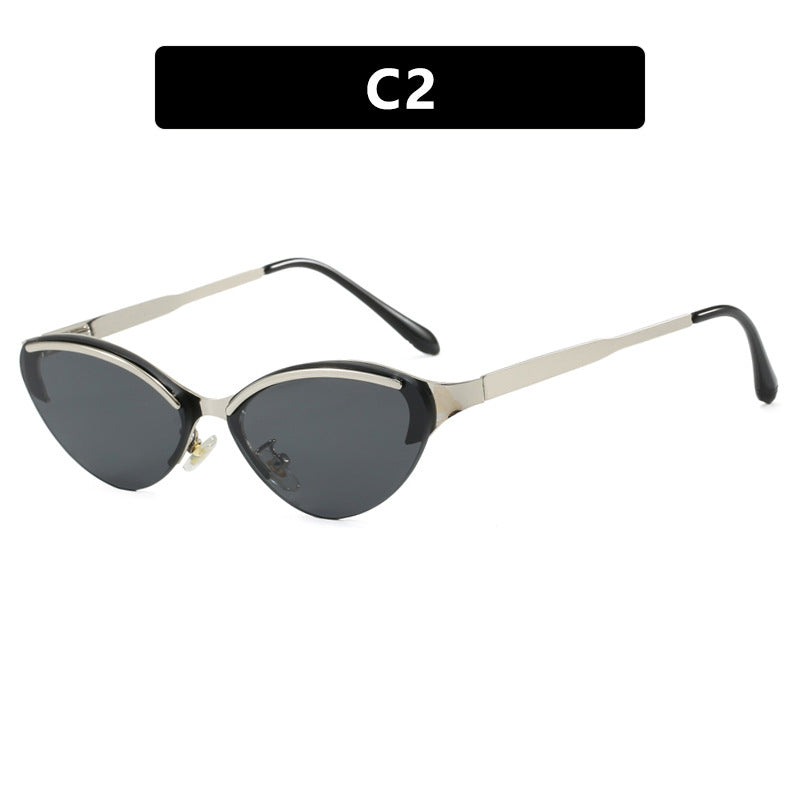 Damen Cat-Eye Sonnenbrille mit elegantem Gestell und UV-Schutz Karnz
