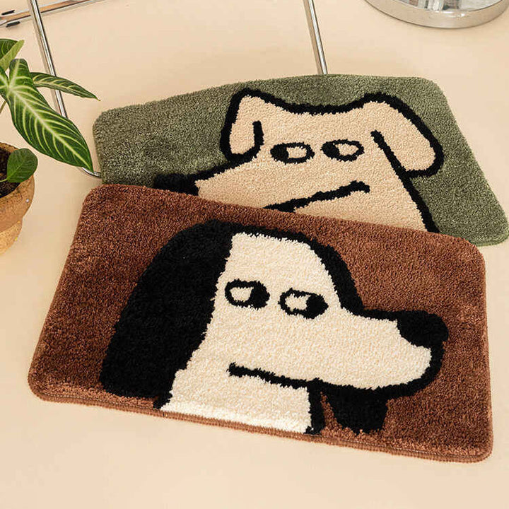 Cartoon-Hund-Themen-Badematte