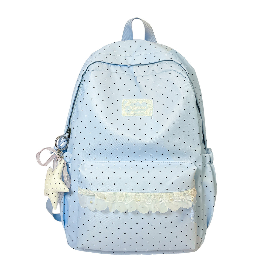 Niedlicher Polka Dot Freizeit-Rucksack Karnz