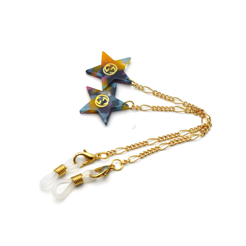 Star-Design Brillen Kette Karnz