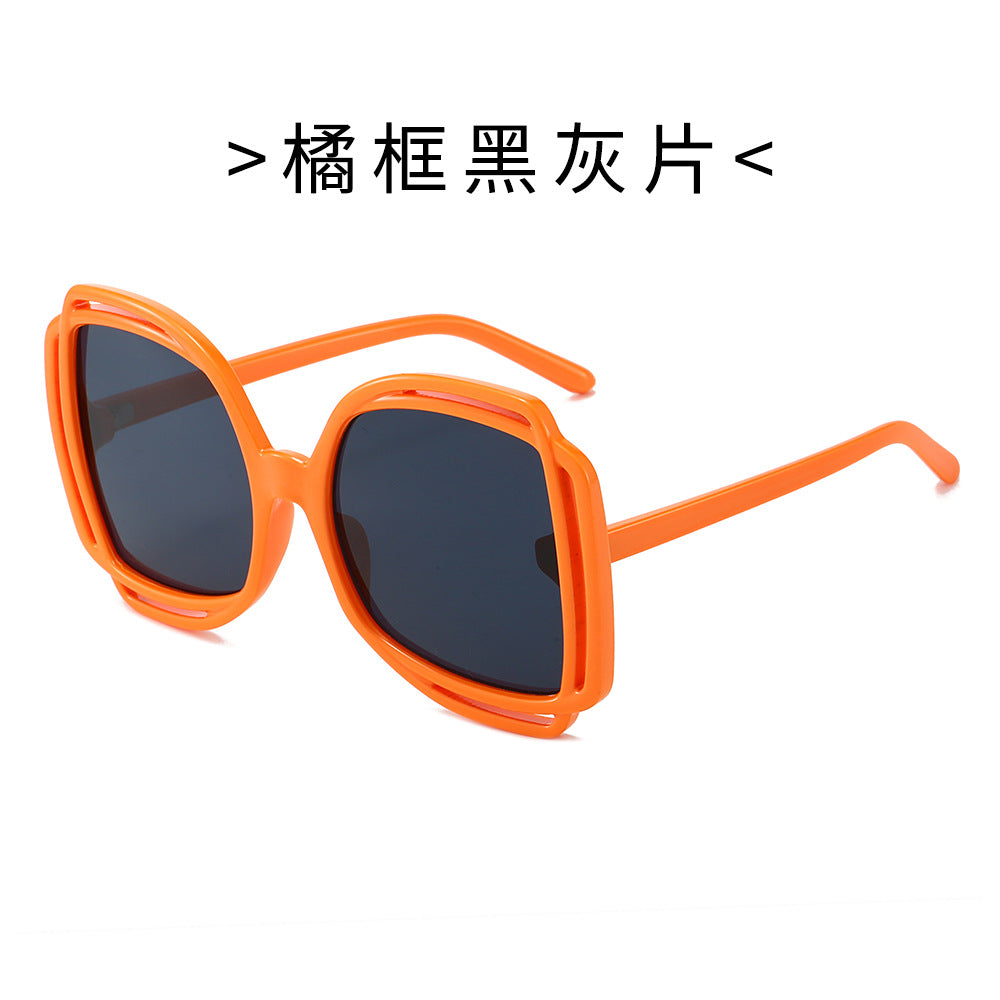 Damen Fashion Sonnenbrille mit modernem Rahmen Karnz