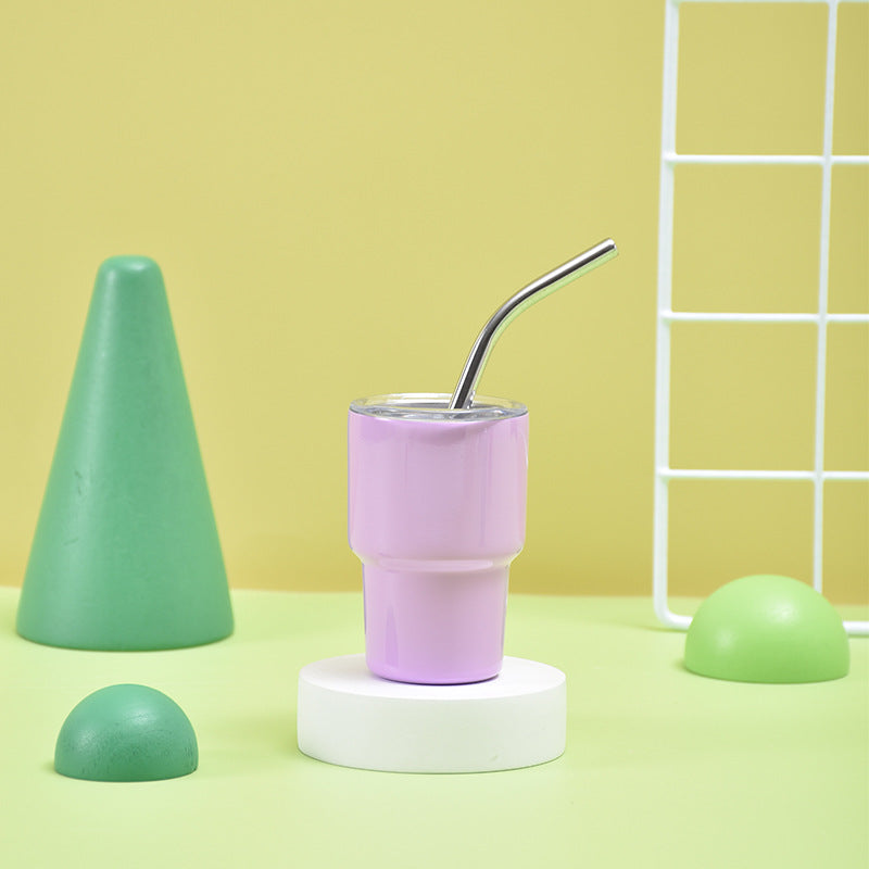 Unisex Isolierter Trinkbecher mit Edelstahlstrohhalm Karnz