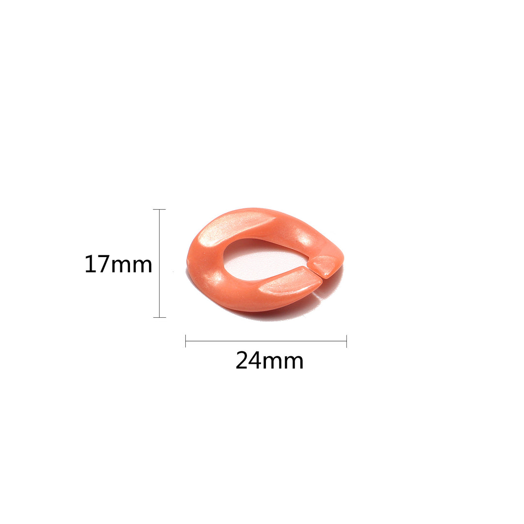 Bunte Chunky Brillen Kette Karnz
