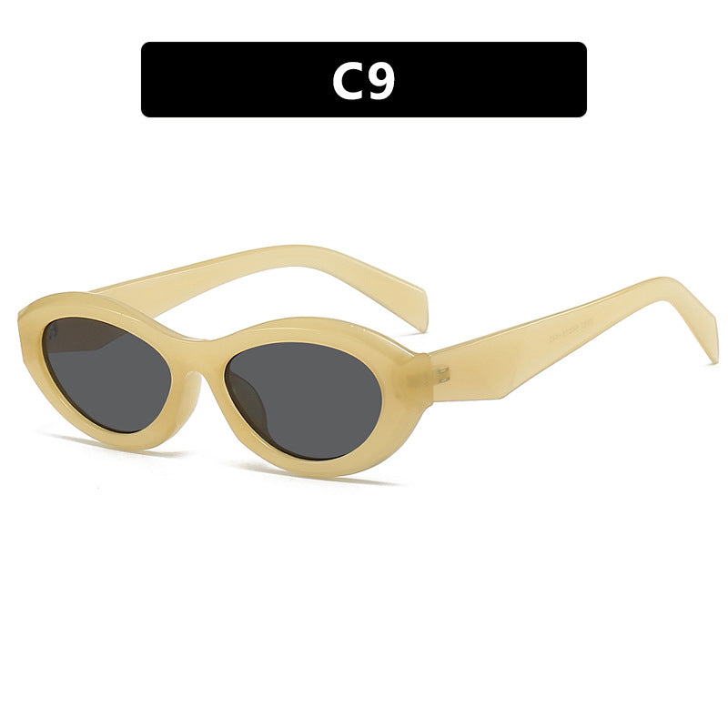 Damen elegante Cat-Eye Sonnenbrille mit schützendem UV-Filter und modischem Rahmen Karnz
