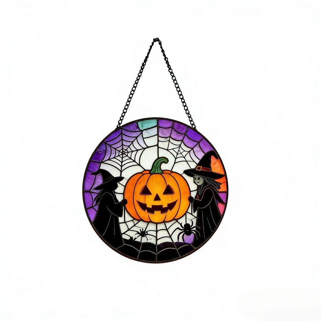 Dekorative Totenkopf Buntglas Wandkunst Karnz