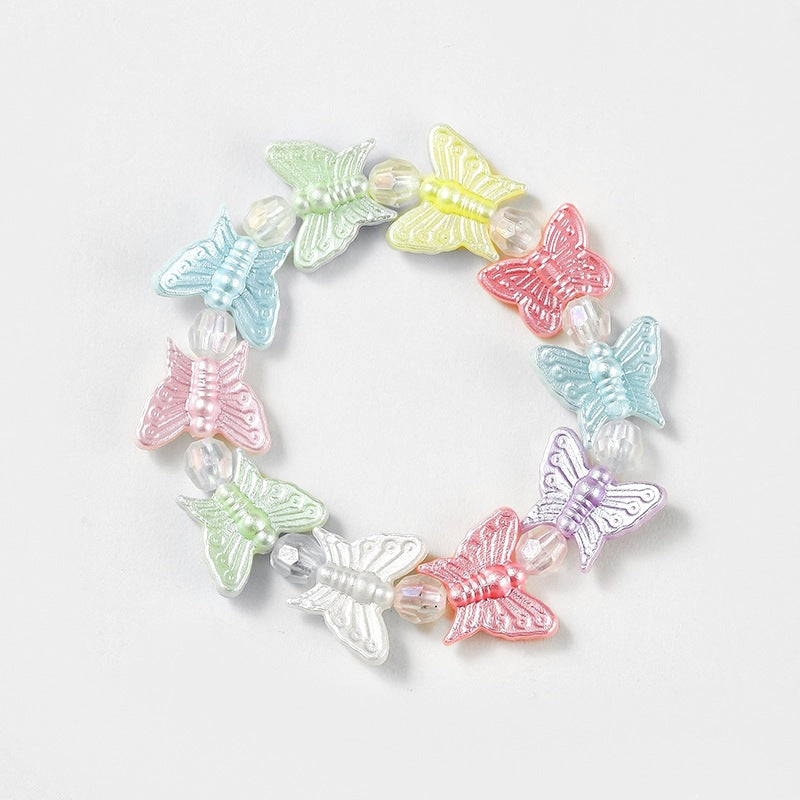 Freundschaftsarmband mit Bunten Herzanhängern Karnz