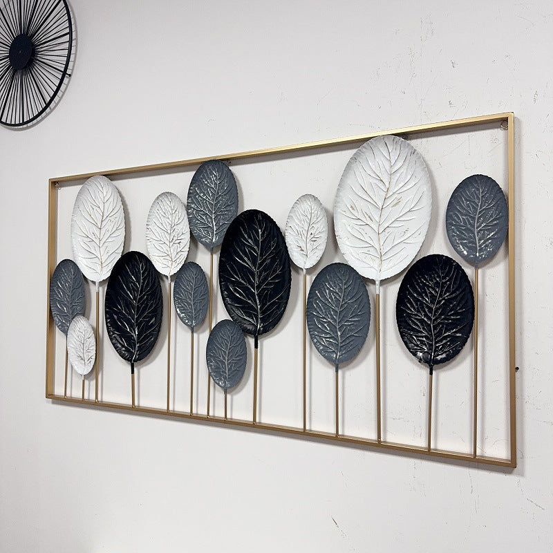 Dekorative Metallblatt-Wandkunstskulptur Karnz