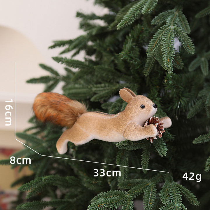 Niedliche Dekorationsfigur mit Eichhörnchenmotiv Karnz