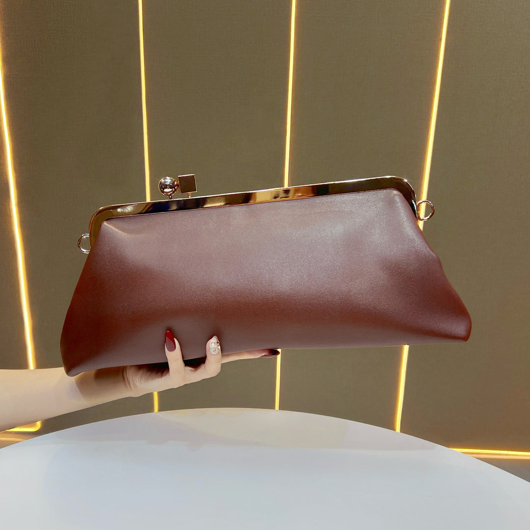 Stilvolle Satin Abend Clutch