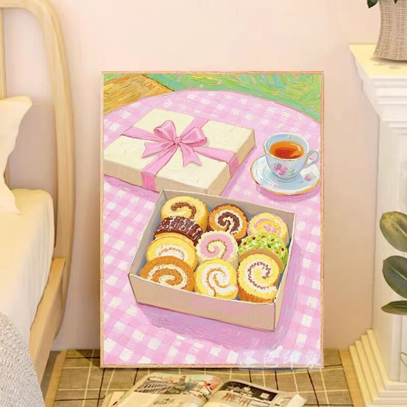 Kulinarisch inspirierte dekorative Wandkunst Karnz