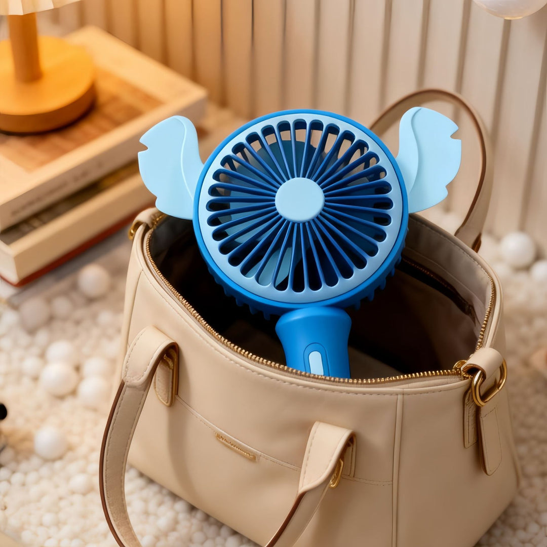 Damen Tragbarer Handventilator mit süßem Tier-Motiv Karnz