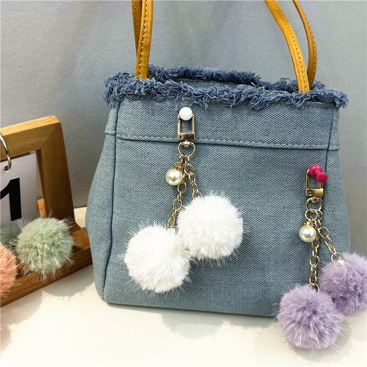 Stilvolle Denim Tragetasche Karnz