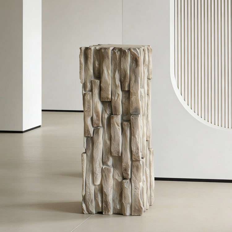 Rock-Textur Dekorativer Sockel