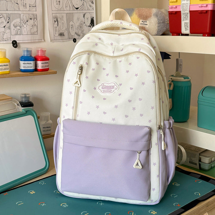 Sternenprint lässiger Rucksack Karnz